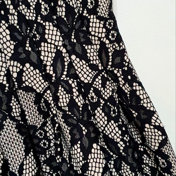 🆕️ Anthropologie HD Black Lace Dress - Fit and Flare Style. NWT - Picture 11 of 14